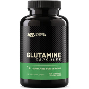 Buy now Optimum Nutrition L-Glutamine Muscle Recovery Capsules, 1000mg, 240 Count (Package May Vary) at indiglob india
