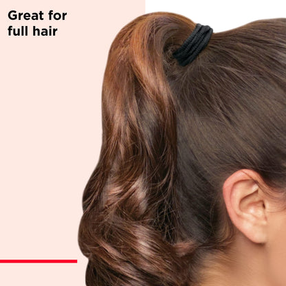 Buy now REVLON Extra Long Black Hair Elastics, 16 Count at indiglob india