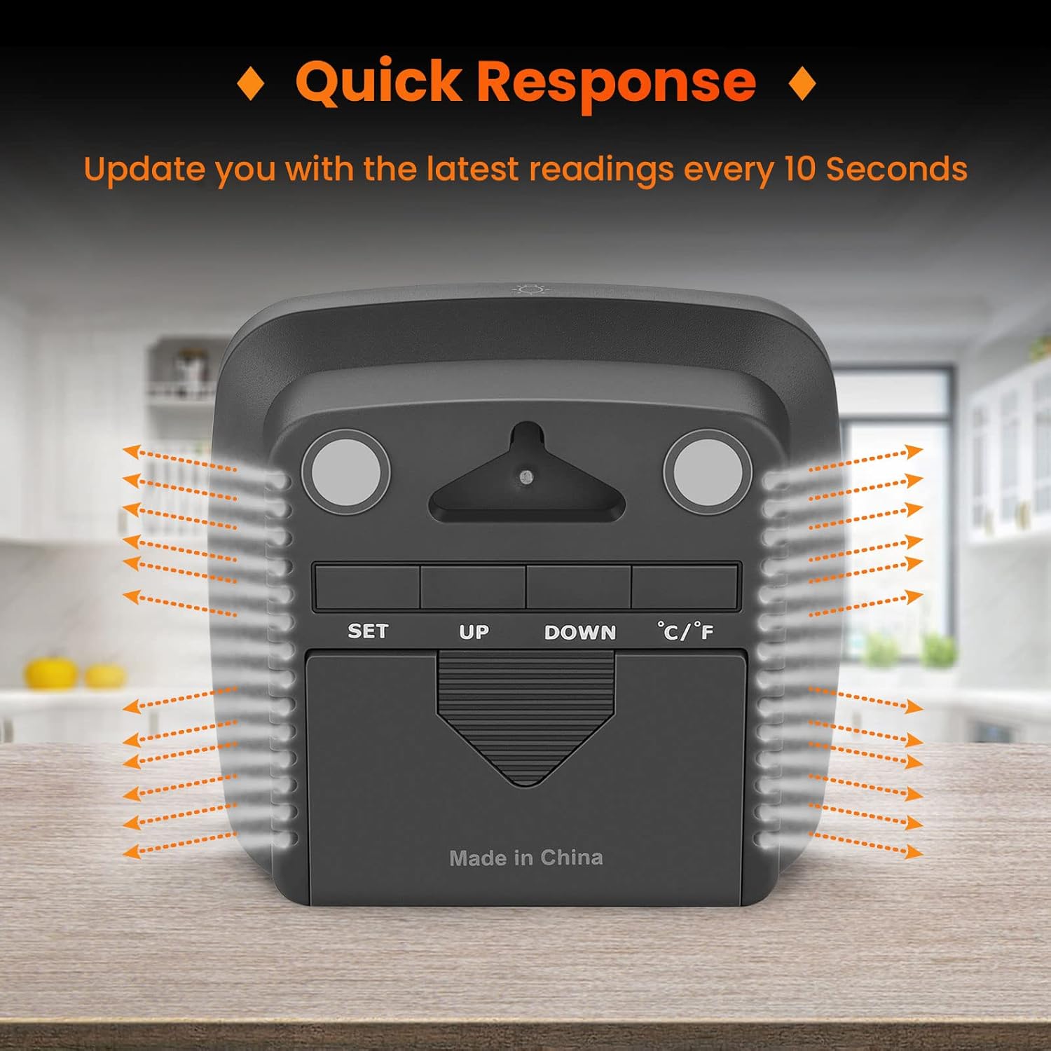 Buy now SMARTRO SC42 Professional Digital Hygrometer Indoor Thermometer Room Humidity Gauge Pro Accuracy Calibration at indiglob india