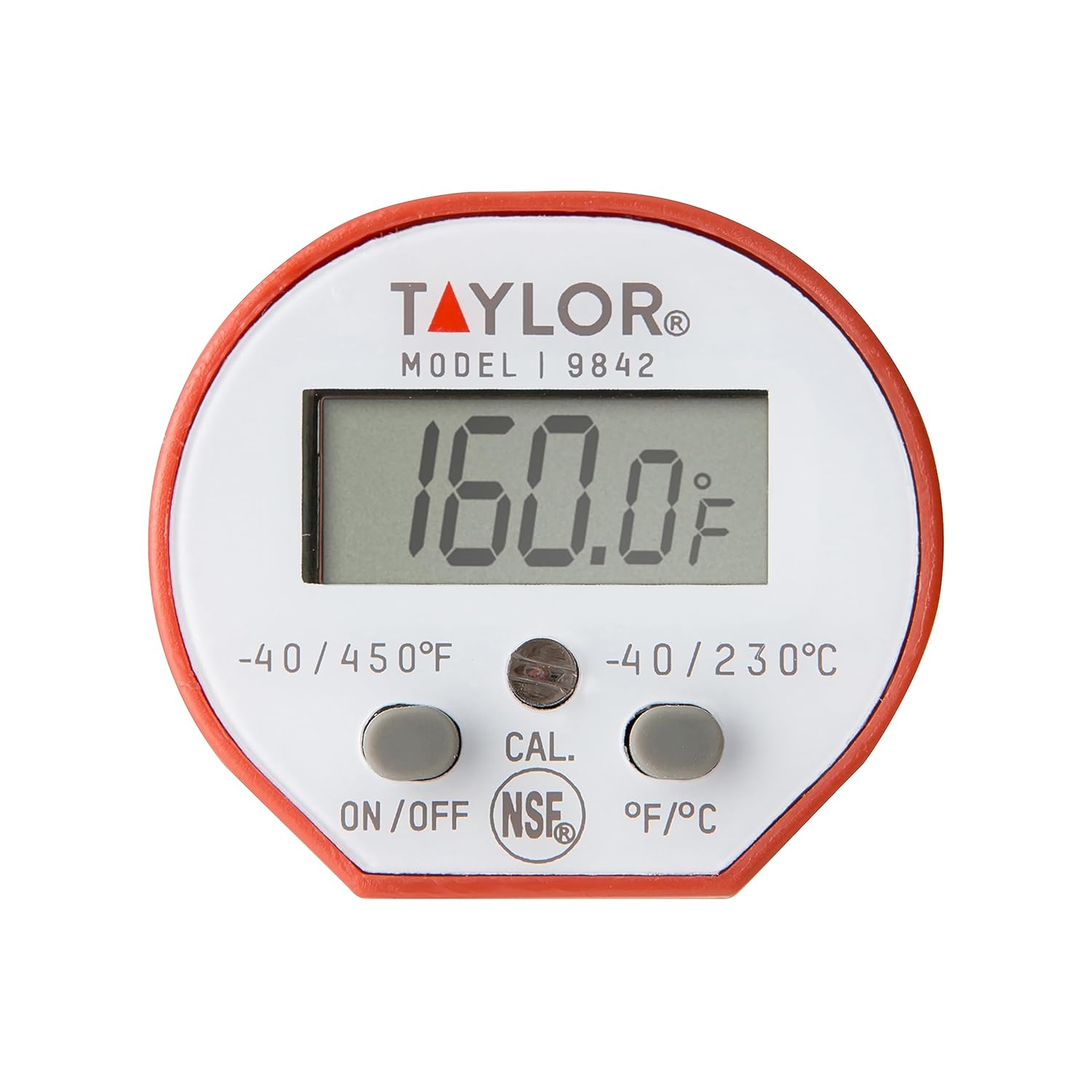 Buy now Taylor Waterproof Digital Instant Read Thermometer For Cooking, BBQ, Grilling, Baking, And Meat, Comes With Pocket Sleeve Clip, Red at indiglob india