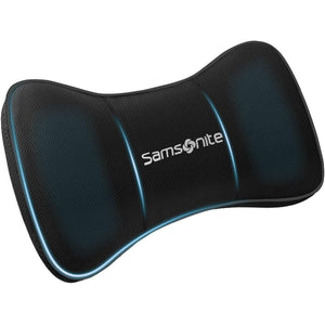 Buy now Samsonite Neck Pillow for Car – Ergonomic Memory Foam Headrest Cushion – Car Seat Support for Driving Comfort – Compact Neck Rest – Travel Pillow for Long Road Trip, Black at indiglob india
