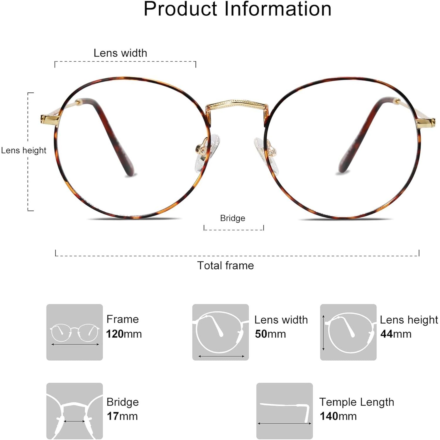 Buy now SOJOS Blue Light Blocking Computer Glasses Round Eyewear Anti Blue Light Lens Preppy Chic SJ5024B at indiglob india