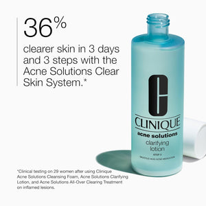 Clinique Clinique Acne Solutions Clarifying Lotion Exfoliating Facial Toner with Salicylic Acid | Reduces Oil + Unclogs Pores Online | Shop India Today