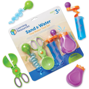 Buy now Learning Resources Sand & Water Fine Motor Set - Fidget Toys, Water Bin Play, Toddler Daycare Essentials Games Tools , Homeschool and Preschool, Montessori for Kids, Gifts for Boys and Girls at indiglob india