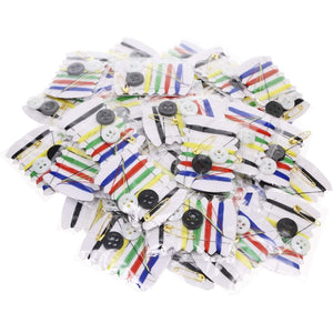 Buy now Shapenty Small Simple Handy Travel Sewing Kits Thread Repair Emergency Kit with with Needles, Threads, Button, Safety Pin for Gift Home Hotel Amenities Necessities (50) at indiglob india