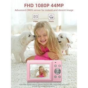 Buy now Digital Camera, FHD 1080P Digital Point and Shoot Camera with 16X Zoom Anti Shake, Compact Small Camera for Boys Girls Kids at indiglob india