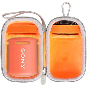Buy now Aproca Hard Travel Storage Case, for Sony SRS-XB100 Wireless Bluetooth Portable Travel Speaker(Orange) at indiglob india