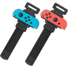 YUANHOT Wrist Bands for Nintendo Switch Just Dance 2025 2024 2023 & Zumba Burn It Up, Adjustable Elastic Straps for Switch & Switch OLED Joy Con Controller, 2 Pack Wristbands for Kid and Adult - Black - Black