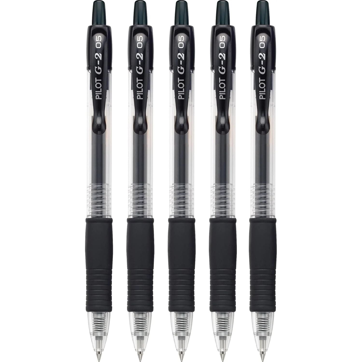 Buy now Pilot G2 Premium Gel Roller Pens, Extra Fine Point 0.5 mm, Gel Pens Black, Pack of 5 - Ideal for School, Journaling & Office Writing at indiglob india