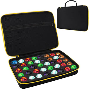 Buy now Toy Organizer Case Compatible with Bakugan Battle Planet, BakuCores, Armored Alliance, Geogan Rising, Toy Organizer Storage Container Holder (40, Black) at indiglob india