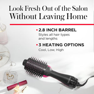 Buy now REVLON 1100 Watt 3 Heat 2 Speed Pro Collection One Step Ionic Hair Dryer and Volumizer at indiglob india