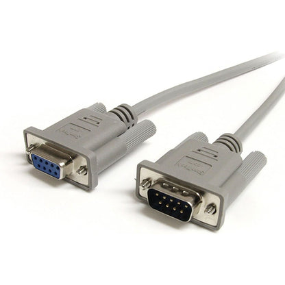 Buy now StarTech.com 3m Black Straight Through DB9 RS232 Serial Cable - DB9 RS232 Serial Extension Cable - Male to Female Cable (MXT1003MBK), 10 ft / 3m 25 ft 7.5m Gray Cable at indiglob india