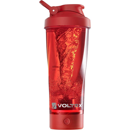 Buy now VOLTRX Premium Electric Protein Shaker Bottle, Made with Tritan - BPA Free - 24 oz Vortex Portable Mixer Cup/USB Rechargeable Shaker Cups for Protein Shakes Crimson Red at indiglob india