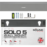 Buy now Sound Bass Solo 5 Wall Mount Bracket for Bose Solo 5 Sound Bar, Complete Kit with All Mounting Hardware, Compatible with Series II Soundbar, Designed in The UK by Soundbass at indiglob india