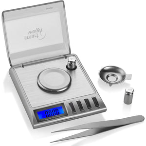 Buy now Smart Weigh GEM20-20g x 0.001 Grams, High Precision Digital Milligram Jewelry Scale, Reloading, Jewelry and Gems Scale, Calibration Weights and Tweezers Included at indiglob india
