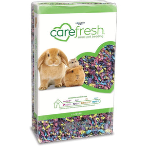 Buy now Carefresh 99% Dust-Free Confetti Natural Paper Small Pet Bedding with Odor Control, 23 L at indiglob india