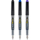 Buy now PILOT Precise Varsity Pre-Filled Fountain Pens, Medium Point Stainless Steel Nib, Black/Blue/Purple Inks, 3-Pack (90022) at indiglob india