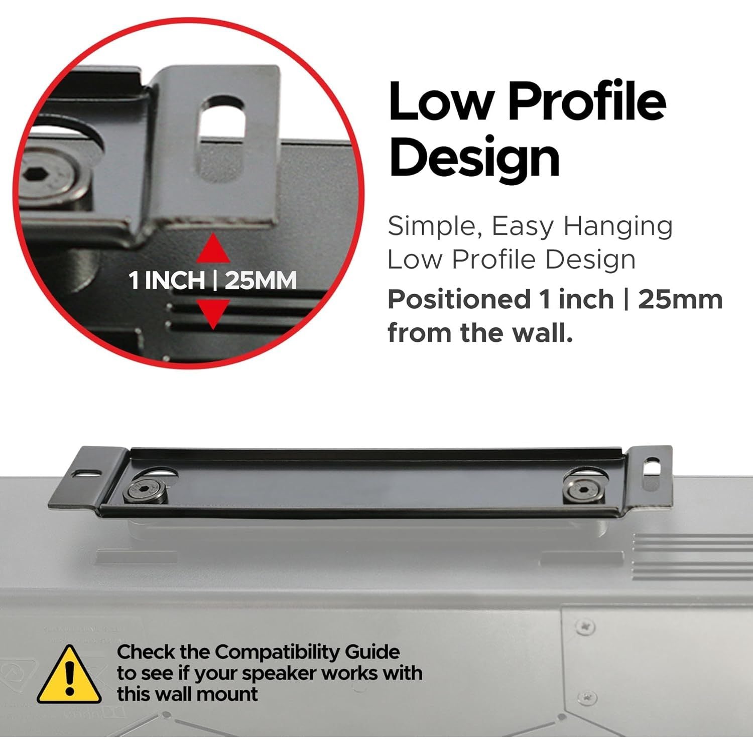 Buy now Sound Bass Solo 5 Wall Mount Bracket for Bose Solo 5 Sound Bar, Complete Kit with All Mounting Hardware, Compatible with Series II Soundbar, Designed in The UK by Soundbass at indiglob india