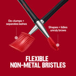 Buy now Revlon Lash & Brow Styling Tool, Dual Ended Eyelash Separator & Eyebrow Brush Spoolie, Works with Mascara & Brow Makeup, 1 count at indiglob india