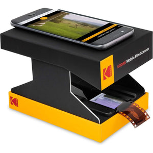 Buy now KODAK Mobile Film Scanner - Fun Novelty Scanner Lets You Scan and Play with Old 35mm Films & Slides Using Your Smartphone Camera - Cardboard Platform & Eco-Friendly Toy LED Backlight at indiglob india