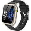 Phyulls Smart Watch for Kids, Smart Watch Toys with 39 Games Camera Video Recorder Music Alarm Calculator Calendar Flashlight Stopwatch Pedometer Gift Toys for 3-12 Years Old Boys and Girls (Black) - silver black
