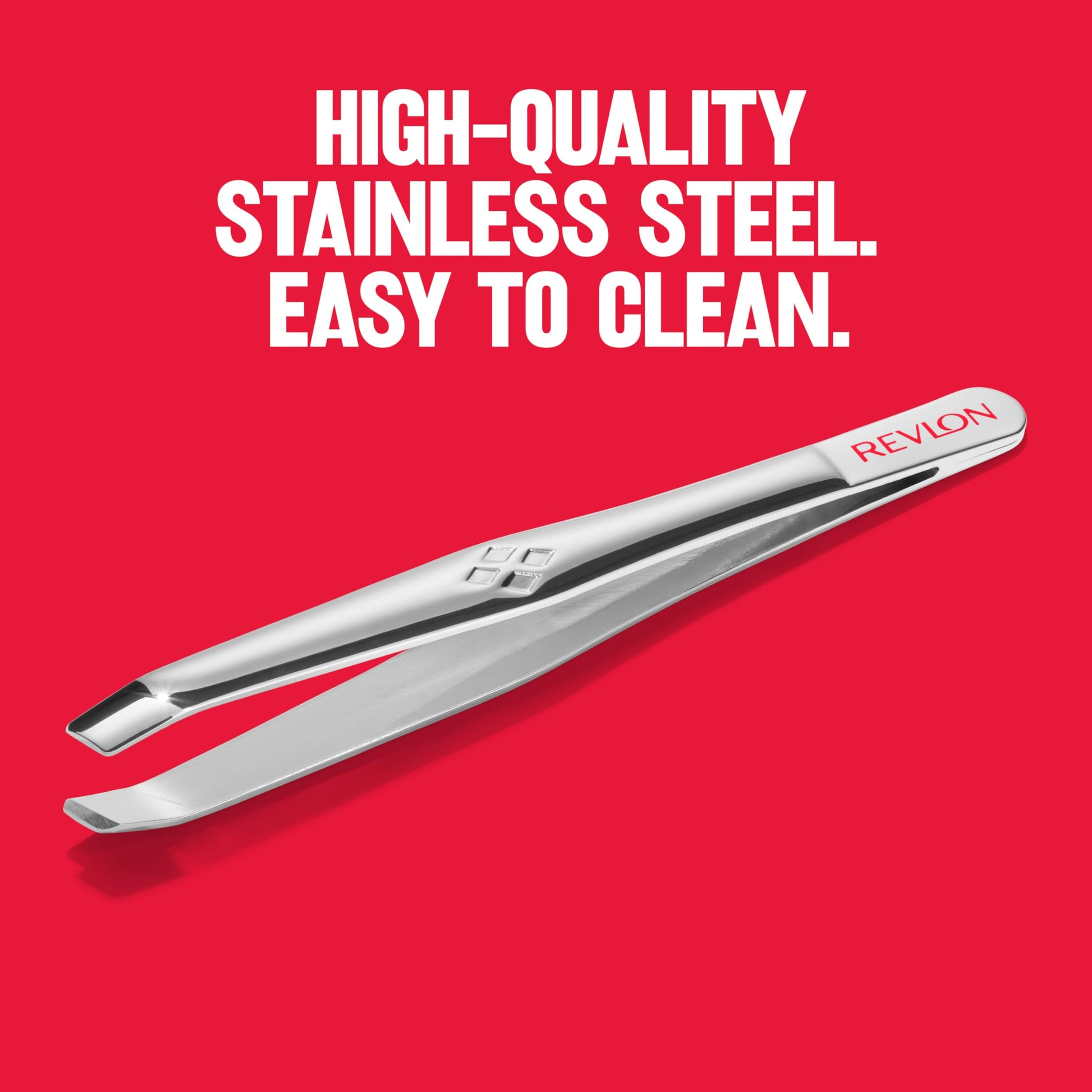 Buy now Revlon Multipurpose Hair Removal Tweezer, High Precision Slant Tip Tweezers for Men, Women & Kids, Stainless Steel (Pack of 1) at indiglob india