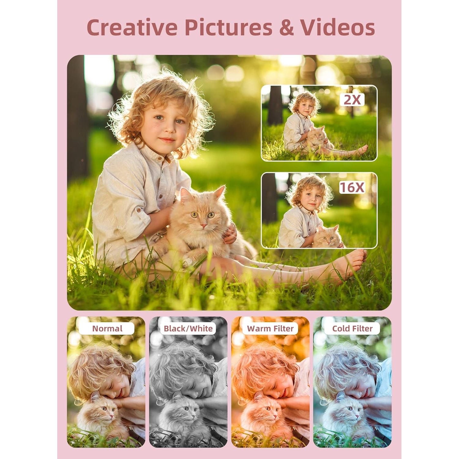 Buy now Digital Camera, FHD 1080P Digital Point and Shoot Camera with 16X Zoom Anti Shake, Compact Small Camera for Boys Girls Kids at indiglob india