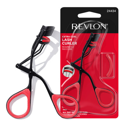 Buy now Revlon Extra Curl Lash Curler, Gives an All Day Dramatic Curl, with Finger Grips for a Non Slip Grip, Easy to Use, 1 Count at indiglob india