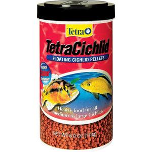 Buy now TetraCichlid fish Floating Cichlid Pellets 6 Ounces, Nutritionally Balanced Diet (77063) at indiglob india