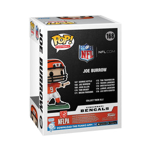 Buy now Funko Joe Burrow (Cincinnati Bengals) Pop! NFL Series 9 at indiglob india