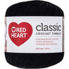Red Heart Crochet Thread Yarn, 300 Yards, Victory Red, 1 Count (Pack of 1) - Black