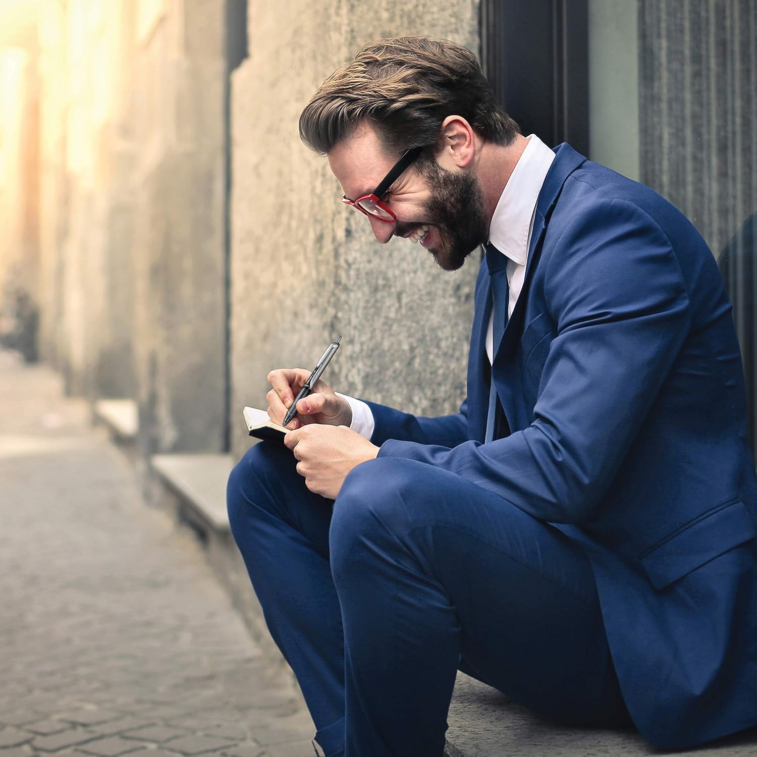 Buy now Pilot Precise V7 RT Refillable & Retractable Liquid Ink Rollerball Pens, Blue Ink Pens, Fine Point (0.7 mm), 8-Pack - Ideal for School, Journaling, and Office Writing at indiglob india