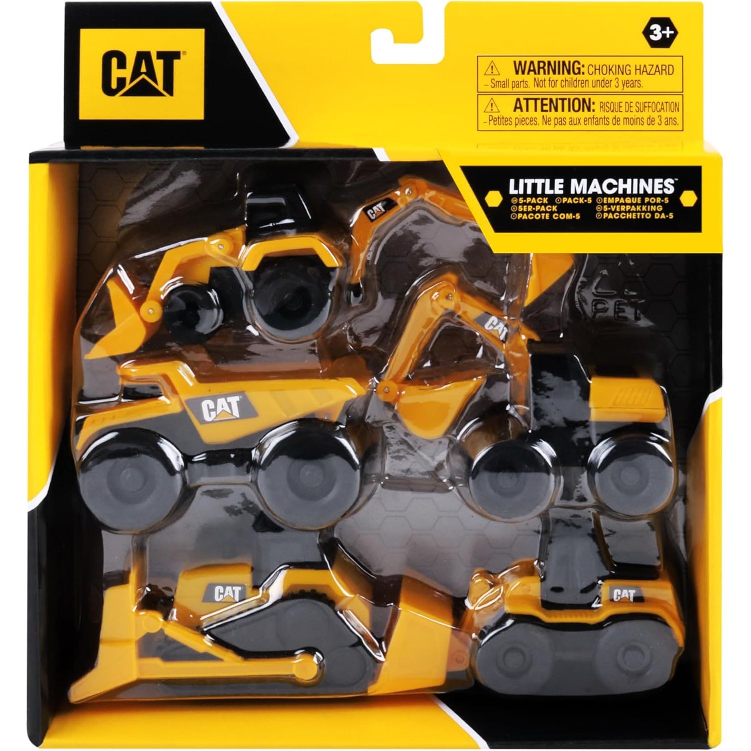 Buy now Cat Construction Little Machines 5 Pack - Great Cake Toppers at indiglob india