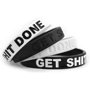 Buy now Inspirational Silicone Bracelets Rubber Band Wristbands. Custom Embossed With Motivational Saying. Perfect for Fitness, Basketball, CrossFit, Sports & Task at indiglob india
