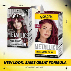 Buy now Got2b Metallics Permanent Hair Color, M68 Dark Ruby at indiglob india