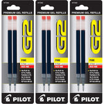 Buy now Pilot, G2 Gel Ink Refills, Fine Point 0.7 mm, Black, Pack of 6 Fine Point Red at indiglob india