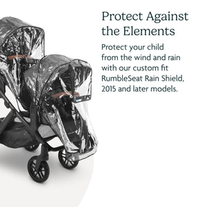 Buy now UPPAbaby RumbleSeat Rain Shield / Compatible with RumbleSeat models 2015-2019, V2, V2+, and V3 / Waterproof and Windproof Coverage / Ventilated Design / Quick Attachment / Easy Access to Child at indiglob india