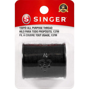 Buy now Singer 60110All Purpose Polyester Thread, 150 Yards, Black at indiglob india