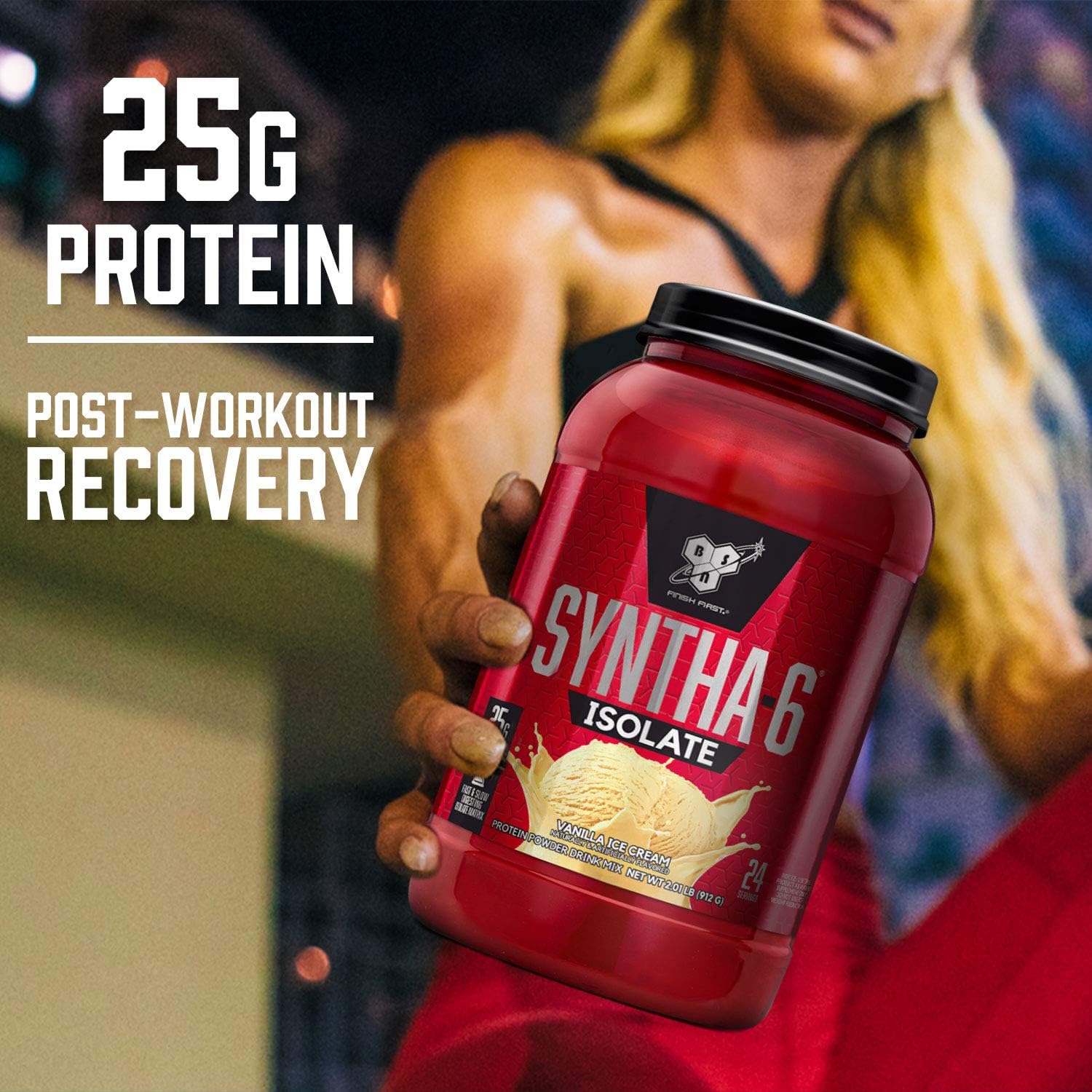 Buy now BSN SYNTHA-6 Isolate Protein Powder, Vanilla Protein Powder with Whey Protein Isolate, Milk Protein Isolate, Flavor: Vanilla Ice Cream, 24 Servings at indiglob india