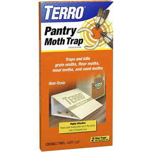 Buy now TERRO T2900 (Pack of 2) Pantry Moth Traps - Traps grain moths, flour moths, meal moths, and seed moths, (Packaging May Vary) at indiglob india