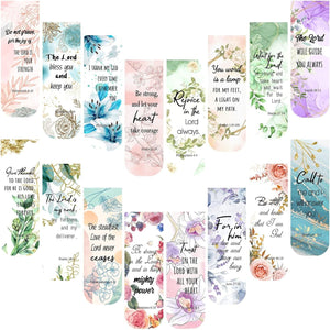 Buy now Zonon 48 Pcs Bible Verse Magnetic Bookmarks, Inspirational Scripture Christian Book Markers Religious Motivational Encouragement Flower Page Clips Presents for School Supplies(Stylish Style) at indiglob india