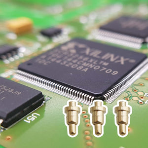 Buy now Yibuy 100 Piece Gold Plated PCB Probes Pattern die Part Pin Pogo Pin 1mm Pin at indiglob india