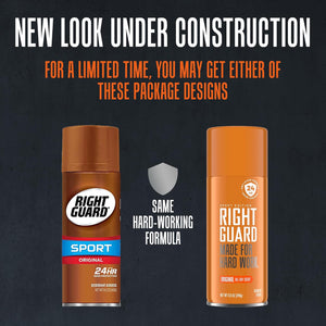 Buy now Right Guard Sport Original Scent Deodorant Spray - Aluminum Free Protection Spray Deodorant For Men, Blocks Sweat, 24-Hour Odor Protection, Anti-Stain, & Long-Lasting, 8.5 oz (2 Pack) at indiglob india