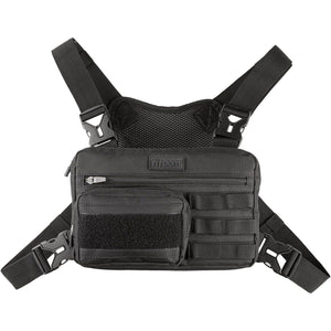 Buy now Fitdom Tactical Inspired Sports Utility Chest Pack. Chest Bag For Men With Built-In Phone Holder. This EDC Rig Pouch Vest is Perfect For Workouts, Cycling & Hiking at indiglob india