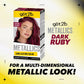 Buy now Got2b Metallics Permanent Hair Color, M68 Dark Ruby at indiglob india