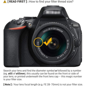 Buy now JJC Multi-Coated 55mm UV Filter for Nikon D3500 D3400 D5600 D7500 with DX AF-P 18-55mm Kit Lens for Sony A7IV A7III A7II A7 with FE 28-70mm Kit Lens and Other Lenses with 55mm Filter Thread at indiglob india