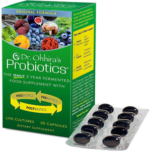 Buy now Dr. Ohhira’s Probiotics Original Formula with 3 Year Fermented Prebiotics, Live Active Probiotics and The only Product with Postbiotic Metabolites, 30 Capsules at indiglob india