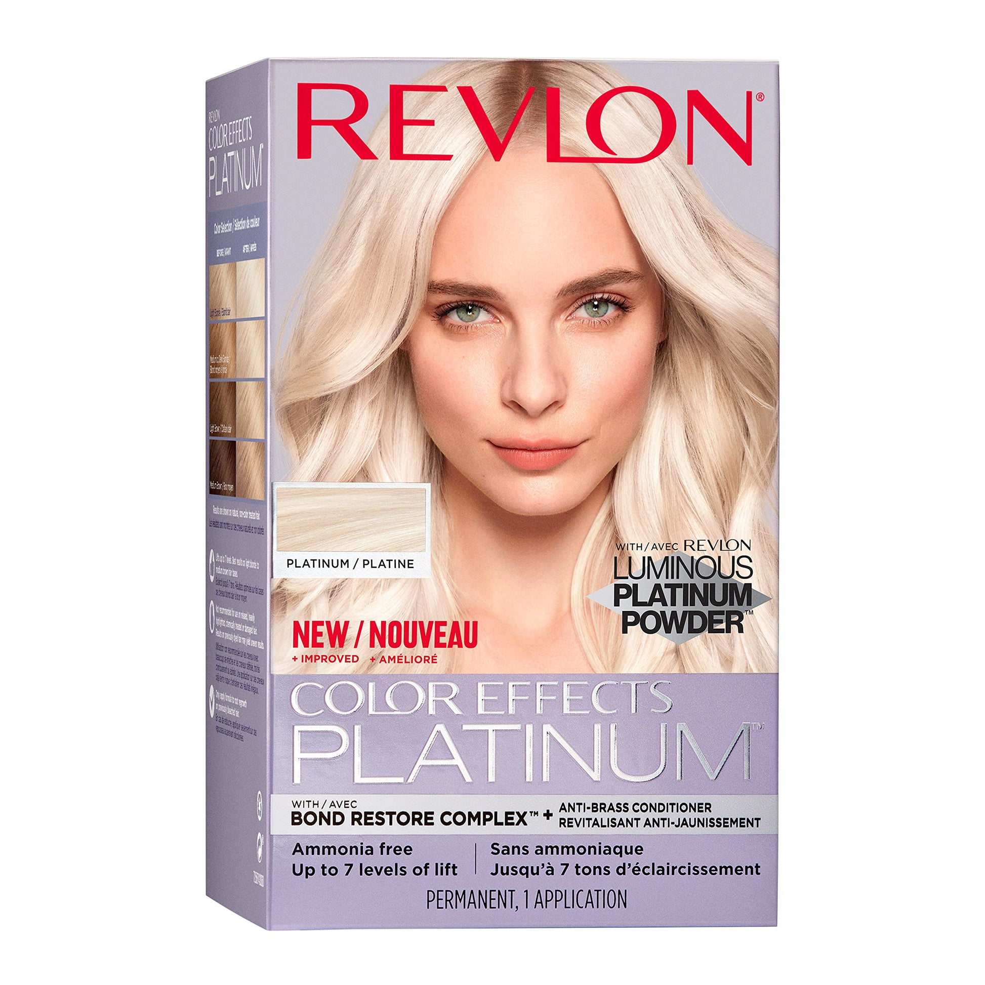Buy now Revlon Color Effects Permanent Highlighting Kit, Ammonia & Paraben Free Hair Dye, 60 Platinum, 8 Oz (Pack of 1) at indiglob india