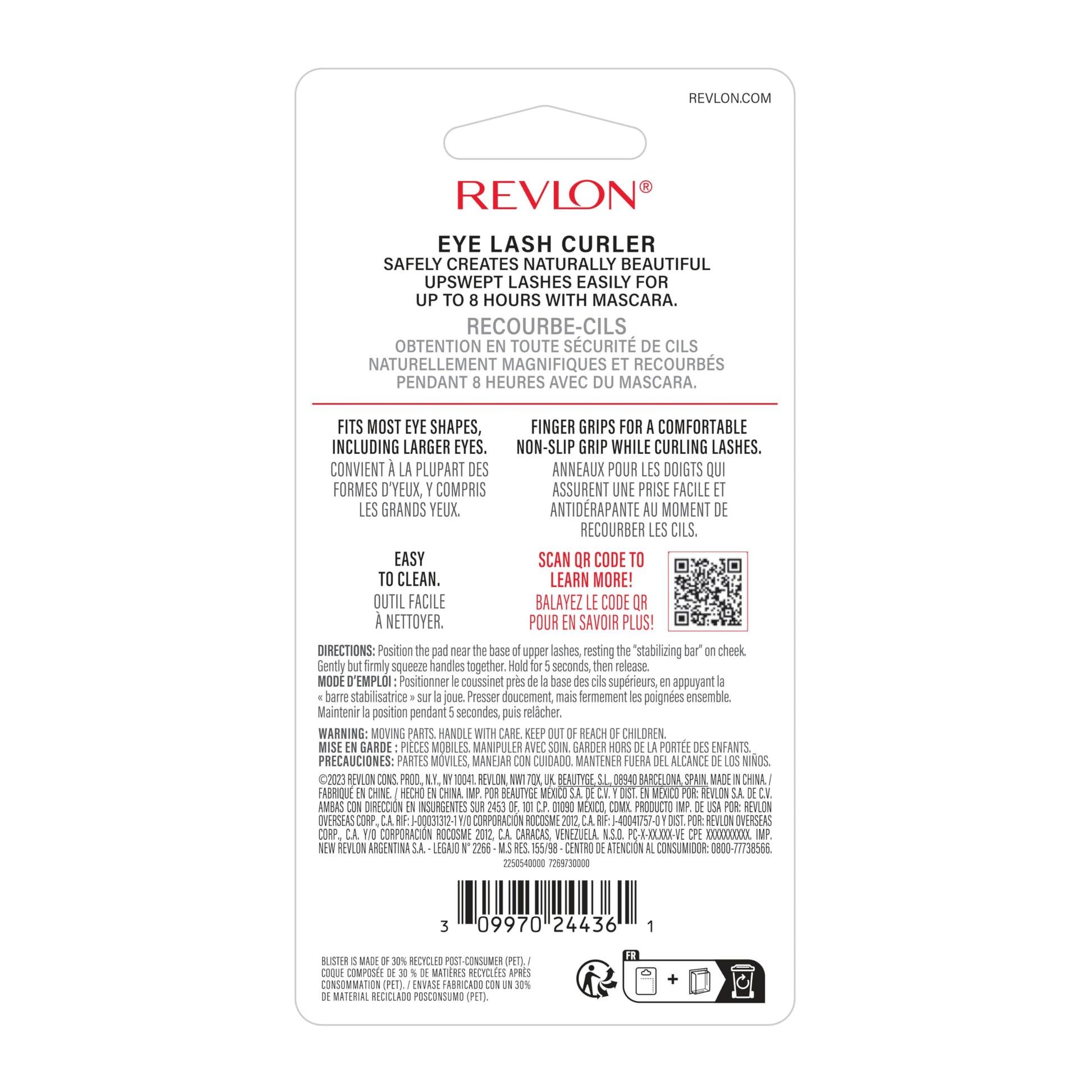 Buy now Revlon Natural Curl Lash Curler, Gives a Natural Eyelash Lift, with Finger Grips for a Non Slip Grip, Easy to Use, 1 Count at indiglob india