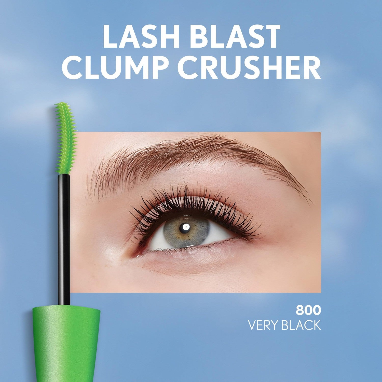 COVERGIRL COVERGIRL Clump Crusher Mascara, 20X More Volume, Double Sided Brush, Long-Lasting Wear - 800 Very Black (Pack of 2) India | Premium